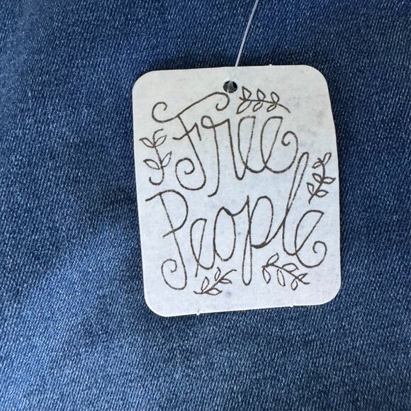 Free People We The Free Just Float On Flare Jeans Blue Size 26 NWT Bell Bottom - Picture 6 of 11